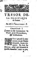 1629 - Cardin Besongne - Trésor de la pratique judiciaire civile et criminelle - UGent