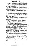 1638 - Jean Corrozet - Trésor des histoires de France - BM Lyon