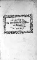 1607 - Étienne Servain et Jean Antoine Huguetan - Trésor de santé ou ménage de la vie humaine - BIU Santé