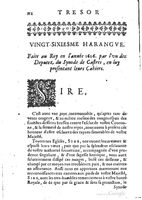1654 - Michel Bobin - Trésor des harangues, remontrances et oraisons funèbres - BM Lyon