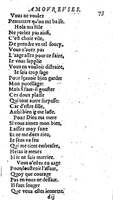 1606 - Théodore Reinsart - Trésor des chansons amoureuses recueillies des plus excellents airs de cour - Livre II - NK ČR Prague