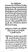 1604 - Jean Le Bouc - Trésor des indulgences du Saint Rosaire - BM Lyon