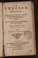 1597 - Matthieu Guillemot - Trésor d’amour - BnF Arsenal