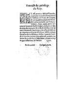 1551 - Michel Fezandat et Robert Granjon - Trésor de vie - BnF