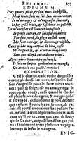 1611 - Raphaël du Petit Val - Trésor des récréations - Anvers Musée Plantin-Moretus