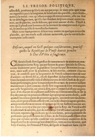 1608 - Pierre Chevalier - Trésor politique - BSB Munich
