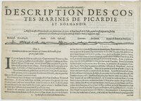 1601 - Bonaventure d’Aseville - Trésorerie ou cabinet de route marinesque - BnF