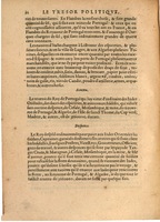 1608 - Nicolas Du Fossé - Trésor politique - BSB Munich