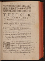1624 - Joseph Bouillerot - Trésor de l’histoire générale de notre temps - BnF Arsenal
