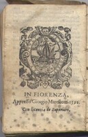 1592  - Giorgio Marescotti - Trésor de vertu - Arezzo