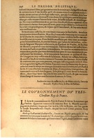 1611 - Pierre Chevalier - Trésor politique - BSB Munich