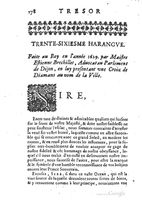 1654 - Michel Bobin - Trésor des harangues, remontrances et oraisons funèbres - BM Lyon