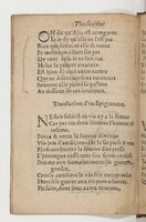 1568c. - Veuve Jean Bonfons - Trésor des joyeuses inventions du parangon de poésies - BnF Arsenal
