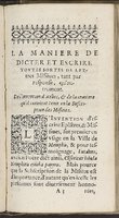 1597 - Jean Osmont - Trésor des secrétaires - Brno