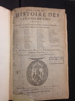 1613 - Matthieu Berjon - Trésor de l’histoire des langues - BU Chicago