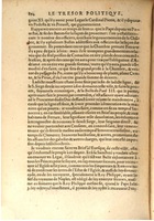 1608 - Nicolas Du Fossé - Trésor politique - BSB Munich