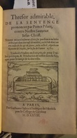 1581 - Guillaume Julien - Trésor de Ponce Pilate - British Library