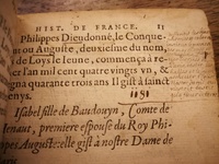 1604 - Galiot Corrozet - Trésor des histoires de France - BNC Florence