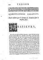 1654 - Michel Bobin - Trésor des harangues, remontrances et oraisons funèbres - BM Lyon