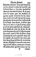1633 - François Waudré - Trésor spirituel contenant les excellences du christianisme - BM Lyon