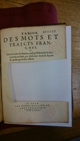 1564 - Henri Hylaire et Louis Cloquemin - Trésor des mots et traits français - BM Lyon