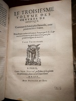 1590 (= 1595) - Jean Houzé - Œuvres morales et mêlées de Sénèque, Trésor de philosophie morale - T. 2 - BnF