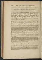 1608 - Nicolas Du Fossé - Trésor politique - BnF Tolbiac