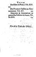 1638 - Jean Corrozet - Trésor des histoires de France - BM Lyon