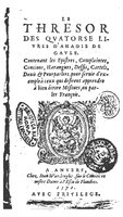 1572 - Jan van Waesberghe - Trésor des Amadis - BNC Rome