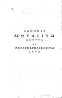 1634 - Zacharie Roman - Les Tables perpétuelles - Universiteit Leiden