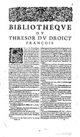 1629 - Veuve Nicolas Buon - Trésor du droit français (29620 T. 2) - BM Lyon