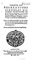 1611 - Romain de Beauvais - Trésor des récréations - BM Lyon