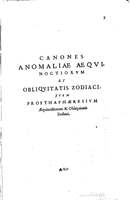 1634 - Zacharie Roman - Les Tables perpétuelles - Universiteit Leiden