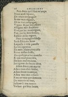 1575 - Pierre Brenouzet - Trésor de tous les recueils de chansons, tant amoureuses, rustiques, que musicales - Det KLG Copenhague