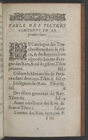 1603 - Galiot Corrozet - Trésor des histoires de France - BnF Tolbiac