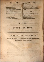 1645 - A. de Sommaville et A. Courbé - Trésor des deux langues espagnole et française (Seconde partie) - BSB Munich