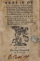 1558 - Nicolas Perrineau et Jean Temporal - Trésor de vertu - BNC Rome