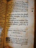 1604 - Galiot Corrozet - Trésor des histoires de France - BNC Florence