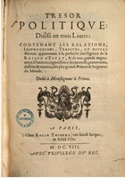 1608 - Thierry Rolin - Trésor politique - Augsbourg
