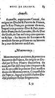 1604 - Galiot Corrozet - Trésor des histoires de France - BNC Florence