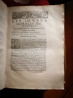1595 - Jean Houzé - Œuvres morales et mêlées de Sénèque, Trésor de philosophie morale - T. 1 - BnF