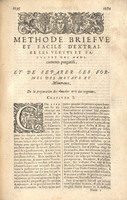 1610 - Étienne Gamonet - Grand Trésor ou dispensaire - CESR Tours