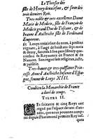 1630 - Jean Corrozet - Trésor des histoires de France - BM Lyon