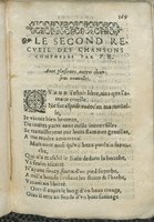 1575 - Pierre Brenouzet - Trésor de tous les recueils de chansons, tant amoureuses, rustiques, que musicales - Det KLG Copenhague