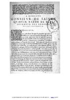 1609 - Étienne Gamonet - Grand dispensaire ou Trésor général et particulier des préservatifs - BIU Santé