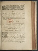 1608 - Nicolas Du Fossé - Trésor politique - BnF Tolbiac
