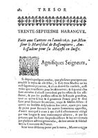 1654 - Michel Bobin - Trésor des harangues, remontrances et oraisons funèbres - BM Lyon