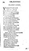 1606 - Théodore Reinsart - Trésor des chansons amoureuses recueillies des plus excellents airs de cour - Livre II - NK ČR Prague