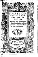 1560 - Jean d’Ogerolles et Gabriel Cotier Lyon - Trésor des Amadis - BSB Munich