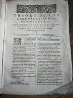 1609 - Philippe Albert et Alexandre Pernet - Trésor des trois langues française, italienne et espagnole (Première partie) - Venezia Marciana